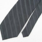 George Soild 100% Silk Men's DressStrip Black Neck Tie Men Designer Tie EUC