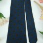 #1A USA Seller NECKTIE Vintage Oleg Cassini NavyBlue Diamond Narrow Men