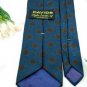 #1A USA Seller NECKTIE Vintage Oleg Cassini NavyBlue Diamond Narrow Men
