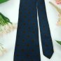 #1A USA Seller NECKTIE Vintage Oleg Cassini NavyBlue Diamond Narrow Men