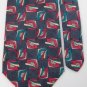 #1A WINDSOR DIAMONDS GREY RED BLUE YELLOW SILK Mens TIE NECKTIE