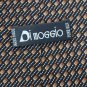 DI MOGGIO BLACK BROWN BEIGE ART DECO SILK MEN NECK TIE Men Designer Tie EUC