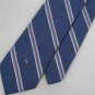 VTG CHRISTIAN DIOR BLUE STRIPE NARROW LOGO 1960 60s 70s Mens Neck Tie #V-1 EVC
