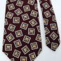 CHAPS RALPH LAUREN MAROON BLUE YELLOW SILK MEN NECK TIE Men Designer Tie EUC