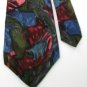 #1A J. GARCIA USA ABSTRACT OLIVE GREY BLUE MAROON Men SILK Neck Tie Necktie 4379