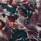 #1A PIERRE CARDIN Tie ABSTRACT PURPLE GREEN RED MEN NECKTIE Cravat NECKTIE