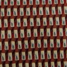 MURANO KHAKI BROWN GRAY ART DECO SILK Men Neck Tie Men Designer Tie EUC