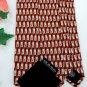 MURANO KHAKI BROWN GRAY ART DECO SILK Men Neck Tie Men Designer Tie EUC
