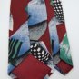 #1A New ANDALORO MAROON GREEN BLUE BLACK SILK MEN NECK TIE Mens