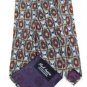 COCKTAIL COLLECTIONS GRAY BROWN CHECKER MEN NECK TIE Men Designer Tie EUC