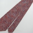 #1A Vintage Narrow David Lawrence Italy Floral Pink Navy  Silk Necktie Neck Tie