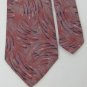 #1A Vintage Narrow David Lawrence Italy Floral Pink Navy  Silk Necktie Neck Tie