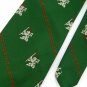 Vintage Wemlon Wembley Texture Dragon Art 60s Green Men Neck Tie Necktie  #EV