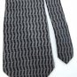DKNY WAVES BLACK WHITE RED SILK MEN NECK TIE Men Designer Tie EUC