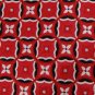 New BERGAMO NECKTIE NEW YORK RED WHITE WOVEN BOYS NECK TIE Men Designer Tie EUC