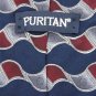 PURITAN DarkBlue MAROON WAVES PATTERN SILK NECK TIE Men Designer Tie EUC
