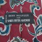 BERT PULITZER MAROON GREEN PAISLEY SILK MEN NECK TIE Men Designer Tie EUC