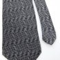 HAGGAR ABSTRACT ART BLACK WHITE SILK MEN NECK TIE Men Designer Tie EUC
