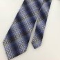 New CROFT & BARROW BLACK GRAY WOVEN GEOMETRIC Neck Tie Men Designer Tie EUC