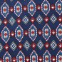 BERT PULITZER NAVY BLUE RED DIAMOND SILK NECK TIE Men Designer Tie EUC