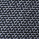 CLUB ROOM WOVEN GREY BLACK 100% SILK TIE NECK TIE Men Designer Tie EUC