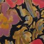 GEOFFREY BEENE FLORAL RED OLIVE BLACK SILK MEN NECK TIE Men Designer Tie EUC