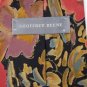 GEOFFREY BEENE FLORAL RED OLIVE BLACK SILK MEN NECK TIE Men Designer Tie EUC