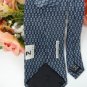 #1A USA SELLER New ZIGGURAT NECKTIE DarkBlue BLACK CHECKER SILK MEN NECK TIE