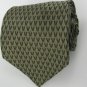 #1A New CARLOS DEVENEZIA  STRIPE BLACK OLIVE GOLD  MEN SILK Neck Tie NECKTIE