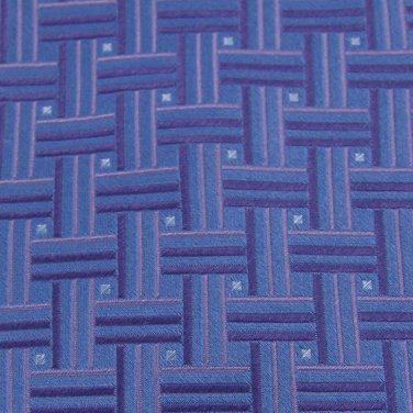 NWT VAN HEUSEN ZIG ZAG WOVEN PURPLE BLUE SkyBlue Neck Tie Men Designer Tie EUC