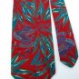 JOS.A.BANK ABSTRACT RED GREEN PURPLE SILK MEN NECK TIE Men Designer Tie EUC