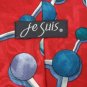 JE SUIS CIRCLES RED GREEN BLUE SILK Men Neck Tie E Men Designer Tie EUC