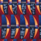 JoS.A.BANK MIRACLE COLL. WAVES RED YELLOW NECK TIE Men Designer Tie EUC