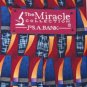 JoS.A.BANK MIRACLE COLL. WAVES RED YELLOW NECK TIE Men Designer Tie EUC