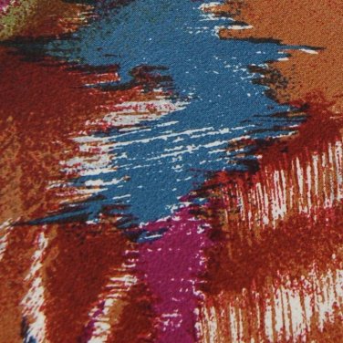 J T BECKETT ABSTRACT BROWN RED BLUE SILK NECK TIE Men Designer Tie EUC