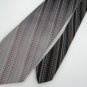 Vtg Wemlon Wembley Zig Zag Dots Maroon Gray Wht Texture 60s 70s Men Neck Tie #VE