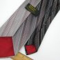 Vtg Wemlon Wembley Zig Zag Dots Maroon Gray Wht Texture 60s 70s Men Neck Tie #VE