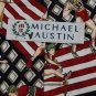 MICHAEL AUSTIN AMERICAN Bike Cycling Sports MEN NECK TIE Men Designer Tie EUC
