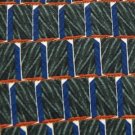 #1A OSCAR DE LA RENTA STRIPE GREEN BLUE SILK Men Neck Tie Cravat Cravatta