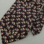 #1A J Jerry Garcia Clockworks Collection Art  Navy Abstract Silk Mens Neck Tie