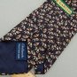 #1A J Jerry Garcia Clockworks Collection Art  Navy Abstract Silk Mens Neck Tie