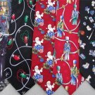 2 Christmas Xmas Holiday Silk Men's Ties Necktie Neck Tie Lot #L2