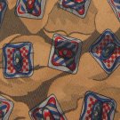 New ROBERT TALBOTT TAN BLUE RED FLORAL MEN NECK TIE Men Designer Tie
