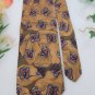 New ROBERT TALBOTT TAN BLUE RED FLORAL MEN NECK TIE Men Designer Tie