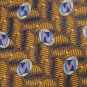 MINT ROBERT TALBOTT Best of Class ORANGE NavyBlue Men Men Designer Tie EUC