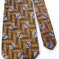 MINT ROBERT TALBOTT Best of Class ORANGE NavyBlue Men Men Designer Tie EUC
