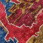#1A LDM MADE IN ITALY RED BROWN BLUE TRIBAL PATTERNS MEN NECK TIE Lot#4F