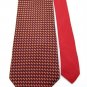 NAUTICA STRIPE RED NAVY YELLOW SILK Men Neck Tie Men Designer Tie EUC