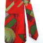 GIANFRANCO BANFI ABSTRACT GREEN RED BLUE NECK TIE Men Designer Tie EUC