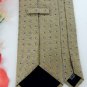 #1A HATHAWAY Tie WOVEN OLIVE BLACK GREY SILK Men Neck Tie Corbata Cravatta